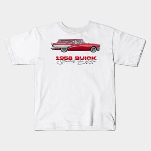 1958 Buick Special Estate Wagon Kids T-Shirt